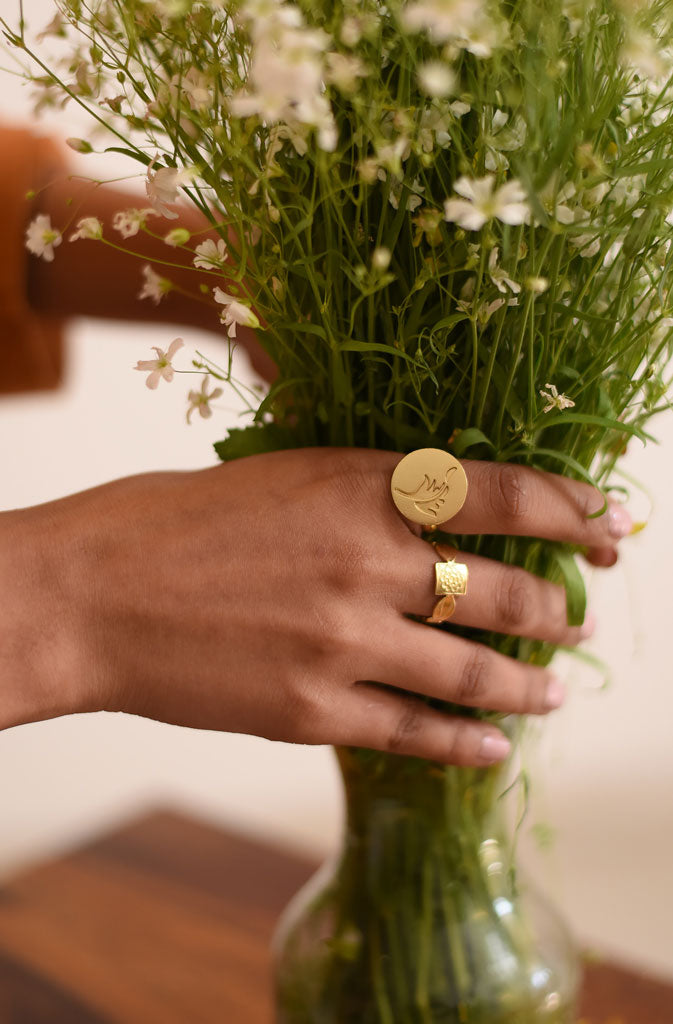 Parikrama RingRingsDepicting tales of the marvels created in the past, our parikrama ring is a culmination of indigenous motives. Intricately worked on by skilles artisans, each elemenGlobalistinaParikrama RingGlobalistina