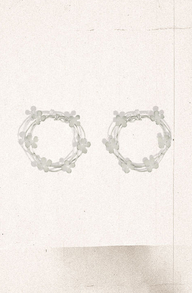 Small Coiled Hoops - SilverEarringsThese hooped earrings are from the collection “Deurali”, which typically means ''a pass between two valleys' and is a symbolic element of transition from one place tGlobalistinaSmall Coiled Hoops - SilverGlobalistina