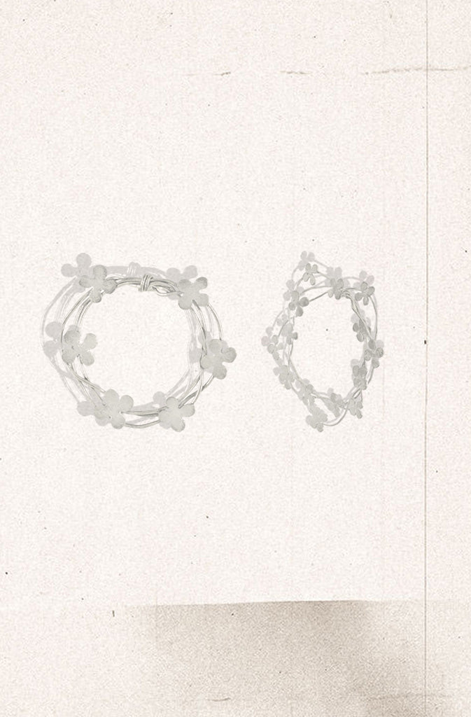 Small Coiled Hoops - SilverEarringsThese hooped earrings are from the collection “Deurali”, which typically means ''a pass between two valleys' and is a symbolic element of transition from one place tGlobalistinaSmall Coiled Hoops - SilverGlobalistina